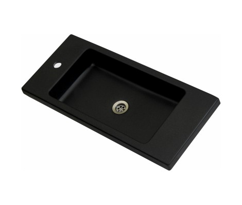 Умывальник Formastone Эдос 80 G404 антрацит Fosto