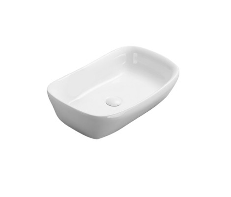 Раковина накладная на столешницу R78573 белая 600*400*150 P Redo