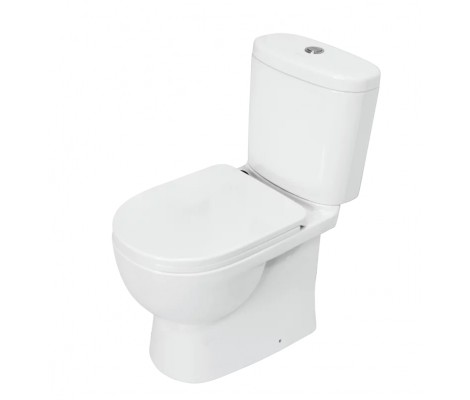 Унитаз-компакт SANITA LUX Art Comfort, универ. выпуск, 2 реж., дюропласт, SC (370 х 635 х 770)