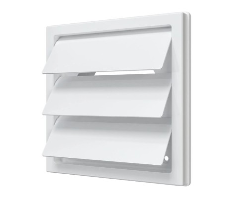 Решетка вентиляционная клапанная с флянцем самозакрывающаяся 1515 К 10 Ф