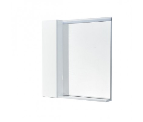 Зеркальный шкаф 80, Рене Белый/Грецкий орех (851 x 801 x 136) AQUATON Зеркальный шкаф 80, Рене Белый/Грецкий орех (851 x 801 x 136) AQUATON