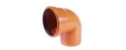Отвод рыжий 110 90° Н Euro Plast