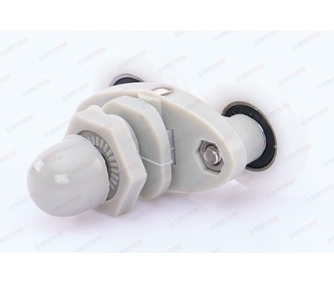 Ролик дверной 25мм эксцентрик двойной на дверь ER упаковка 8шт ERLIT