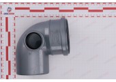 Отвод канализационный 110/50/90° левый Flextron Отвод канализационный 110/50/90° левый Flextron