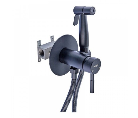 Смеситель для гигиенического душа SUS-333 с лейкой черный Mixxus
