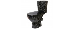 Унитаз-компакт ROSA ЧЕРНЫЙ КРАКЕЛЮР 