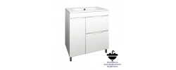 Тумба Валенсия 755 под умывальник Комфорт 80 белая Flamenco