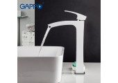 Смеситель для раковины G1007-18 белый хром Gappo