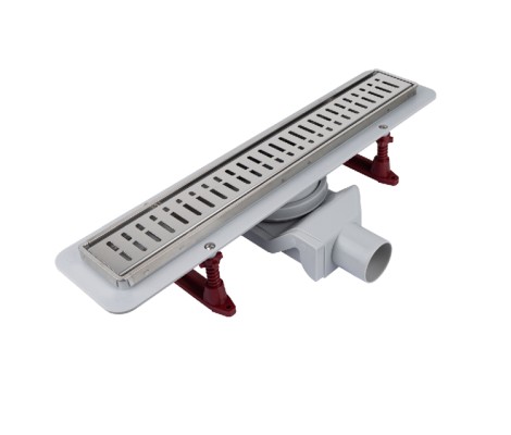 Трап-лоток 800*70 с нержавеющей решеткой и пластиковым корпусом 