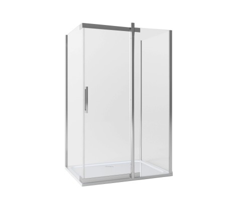 Душевое ограждение прямоугольное без поддона, прозрачное стекло JY053 Грандфаянс Душевое ограждение прямоугольное без поддона, прозрачное стекло JY053 Грандфаянс