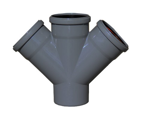 Крестовина канализационная 110/110/110/45° Flextron 