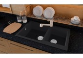 Мойка керамогранитная U - 505 - 308 черный Ulgran Мойка керамогранитная U - 505 - 308 черный Ulgran