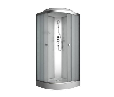 Душевая кабина 8420 Р матовое стекло 4мм, низкий поддон ОДА