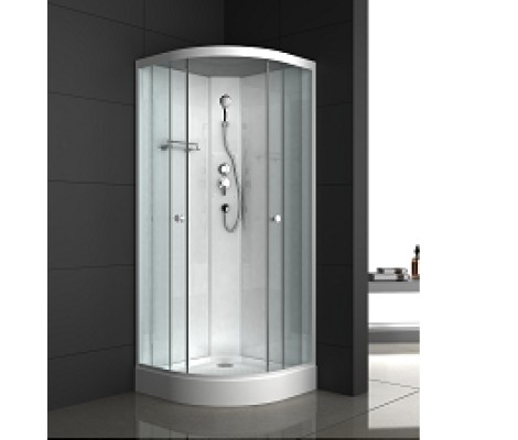 Душевая кабина BST 8520 85*85*210 прозрачное стекло 4мм, низкий поддон ОДА