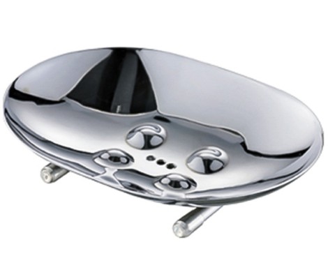 Мыльница настольная Z202 металлическая Zerix