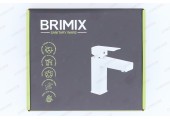 Смеситель д/умывальника BRIMIX 5973 шаровый, из АБС пластика (белый) квадратный корпус