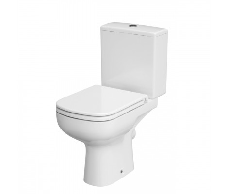 Унитаз-компакт Colour Clean On 011 безободковый, микролифт, дюропласт Cersanit Унитаз-компакт Colour Clean On 011 безободковый, микролифт, дюропласт Cersanit