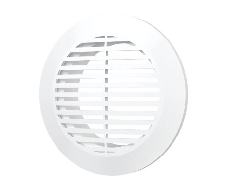 Решетка вентиляционная круглая D145 вытяжная АБС 10РКФ с фланцем 100 Эра Вент Решетка вентиляционная круглая D145 вытяжная АБС 10РКФ с фланцем 100 Эра Вент