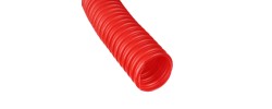 Труба гофрированная CorrugatedPipe 20 мм красная Dn 28 мм 50 м Heisskraft