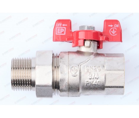 Кран шаровый с американкой EUROPRODUCT 3/4