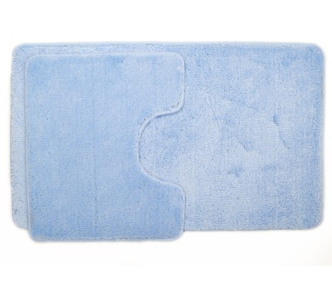 Комплект ковриков для ванны Be`Maks из 2 шт. 50х80/40х50/18мм 161 голубой Aqua-Prime Комплект ковриков для ванны Be`Maks из 2 шт. 50х80/40х50/18мм 161 голубой Aqua-Prime