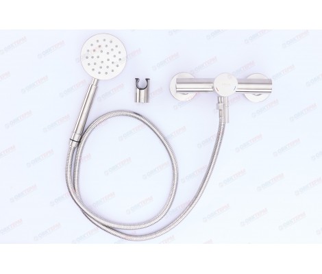 Смеситель д/душ.кабины AKSA SIM-05-16 нерж/сталь &Oslash;40