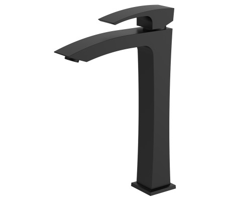 Смеситель для умывальника KB-11007-05 высокий, черный Koer