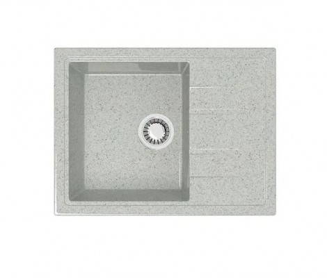 Мойка прямоугольная 570*470мм SIMGRAN S-17 СЕРЫЙ ГЛЯНЕЦ