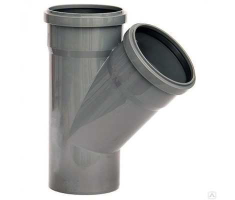 Тройник канализационный 110/110/45° BF Plastek
