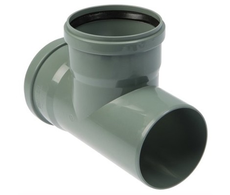 Тройник канализационный 110/110/90° BF Plastek