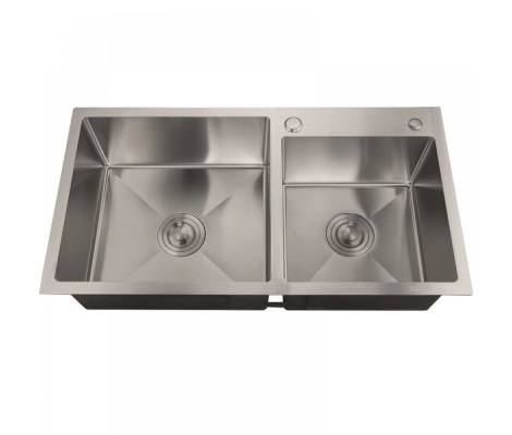 Мойка ZH7843D-215 из нержавеющей стали SUS304 с сифоном Zerix