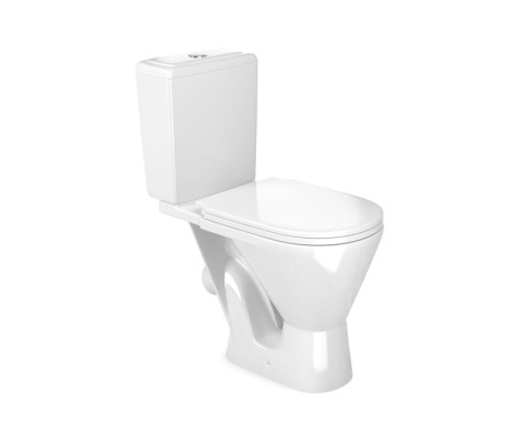 Унитаз-компакт Атлас Home de luxе c 2 уровневой арматурой, сиденьем ПП и болтами крепления Gesso