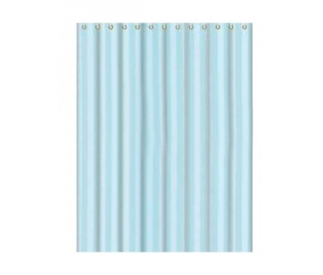 Шторка для ванной SCT-004-180x180 из полиэстера цвет голубой Zerix