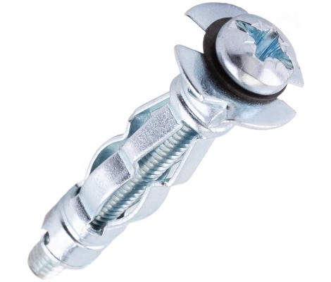 Дюбель для гипсокартона -MOLLY-, 4х32 (уп. 6 шт) Металвис