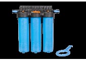 Фильтр-колба тройная ВВ20 горизонтальное подключение Джилекс Фильтр-колба тройная ВВ20 горизонтальное подключение Джилекс