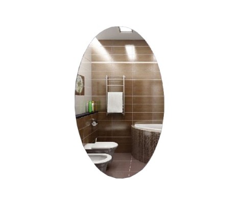 Зеркало Эллипс 66*39 Eva Gold