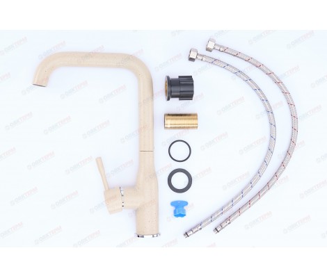 Смеситель для кухни Maya-011 LR4698M песочный Zerix Смеситель для кухни Maya-011 LR4698M песочный Zerix