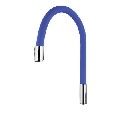 Излив силиконовый синий Mixxus Premium