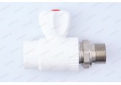 Кран шаровый  радиаторный прямой 25х3/4