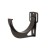 Кронштейн желоба slider Классика 120 ПВХ графит RAL 7024 Grand Line