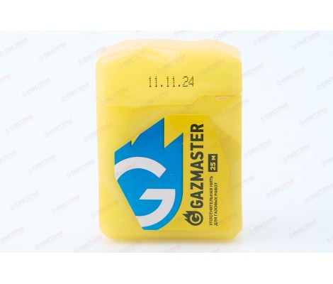 Газовая уплотнительная нить GAZMASTER 25м бокс, блистер Sprint