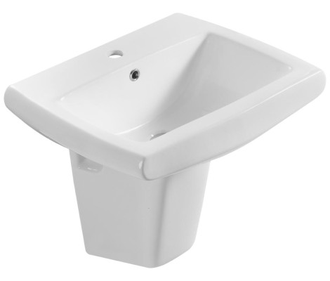 Умывальник c полупьедесталом R08 Redo 620*480*540