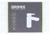 Смеситель д/умывальника BRIMIX 5974 шаровый, из АБС пластика (черный) квадратный корпус
