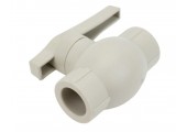 Кран пластиковый шаровый 20 (стальной шар) VALFEX OPTIMA