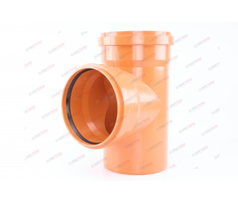 Тройник  250 * 250 * 90*   (рыжий) SINIKON