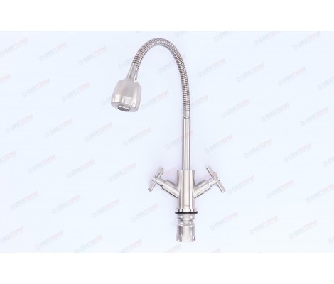 Смеситель для кухни Dve 011 &Oslash;40 Reflector из нержавеющей стали SUS304 Mixxus 