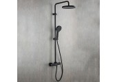 Душевая система G2495-76 с термостатом, черный G2495-76 Gappo