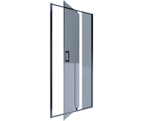 Дверь в нишу AB74B100 профиль черный, Alex Baitler