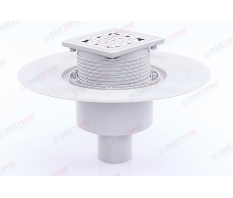 Трап для душа 50 вертикальный с сухим затвором 10*10 BAD661001 TIM