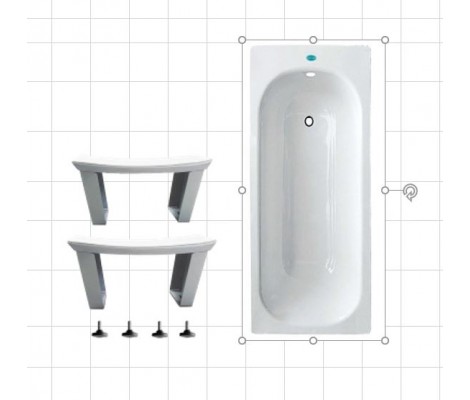 Ванна стальная ТЗС Laguna ЭКОНОМ 1500х700х360 (1,5 мм) с ножками Ванна стальная ТЗС Laguna ЭКОНОМ 1500х700х360 (1,5 мм) с ножками